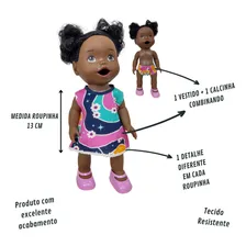 Roupas Baby Alive Kit Com 10 Vestido y Calcinha My Litle Katitus Foto mini 2