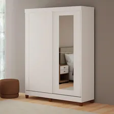 Roupeiro 2 Portas 100 Mdf Branco Foto  mini 1