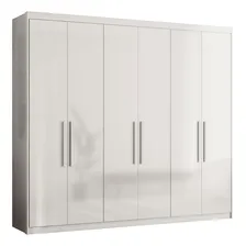 Roupeiro Casal 6 Portas Houston Branco Foto mini 1