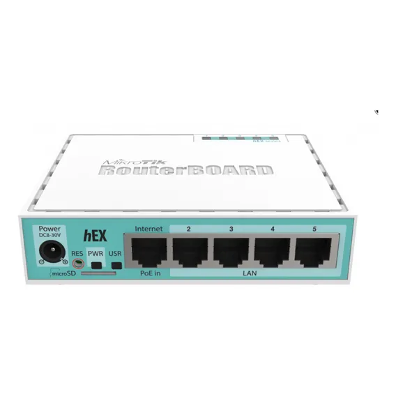 Routerboard Mikrotik Rb 750gr2 Hex Lite 720mhz 64mb L4 Cor Branco Foto 1