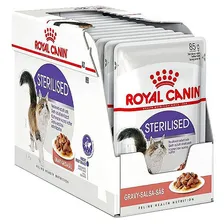 Royal Canin Sachê Gatos Castrados 85g (caixa C/ 12un.) Foto mini  3
