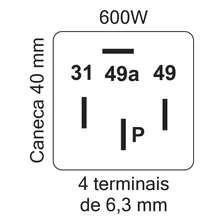 Rp24s Relé De Pisca 24v 600w Foto mini 2