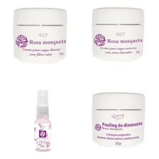 Rugas Peeling Creme Dia E Noite E Loção Olhos Rosa Mosqueta Foto  mini 1