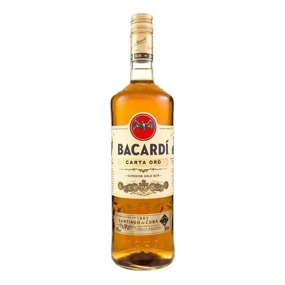 Rum Bacardi Carta Ouro Brasileiro Garrafa 980ml Foto 1