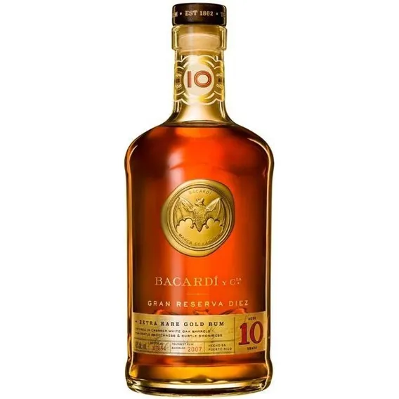 Rum Bacardi Gran Reserva Diez - 10 Anos 750ml Foto 1