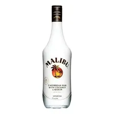Rum Caribenho Com Coco Malibu Garrafa 1l Foto  mini 1