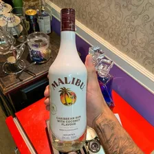 Rum Caribenho Com Coco Malibu Garrafa 1l Foto mini  2