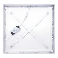 RY Luminária Plafon Led 48w 60x60 Sobrepor Quadrado Frio Estrutura Branco-frio Foto mini 4
