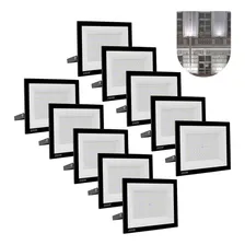 RY Refletor Slim kit 10 unidades 110v/220v luz branco frio Foto mini 1