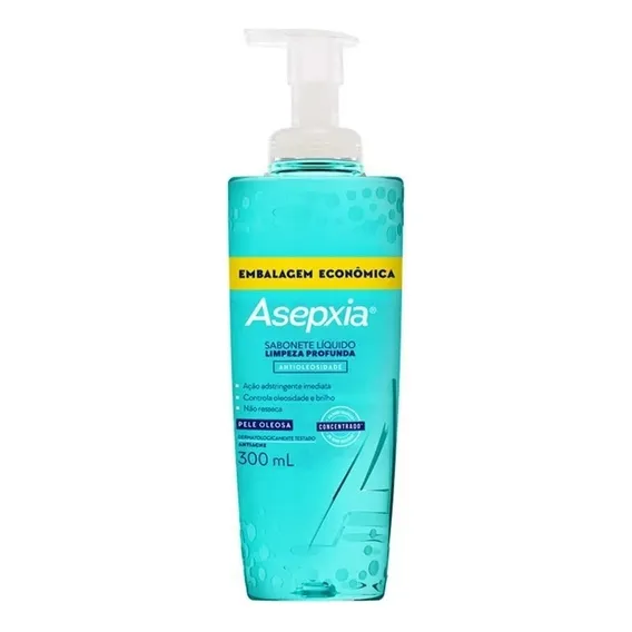 Sab. Liquido Limpeza Profunda Antioleosidade Asepxia - 300ml Foto 1