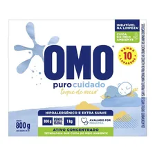 Sab茫o Em P贸 Omo Puro Cuidado 800g Foto mini 2