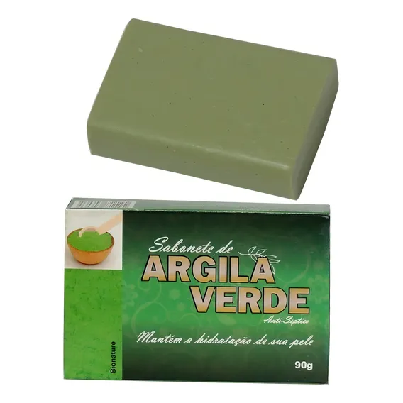 Sabonete Argila Verde - 90g Foto 1