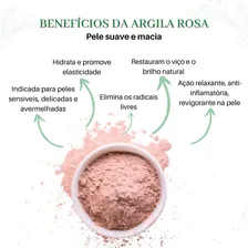 Sabonete artesanal clareador com argila rosa 110g Foto mini  3