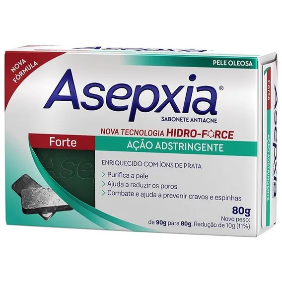 Sabonete Asepxia Adstringente Forte 80g Foto 1