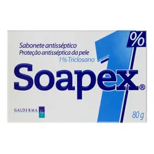 Sabonete Barra Antisséptico 1% Triclosano Soapex Caixa 80g Foto mini 1
