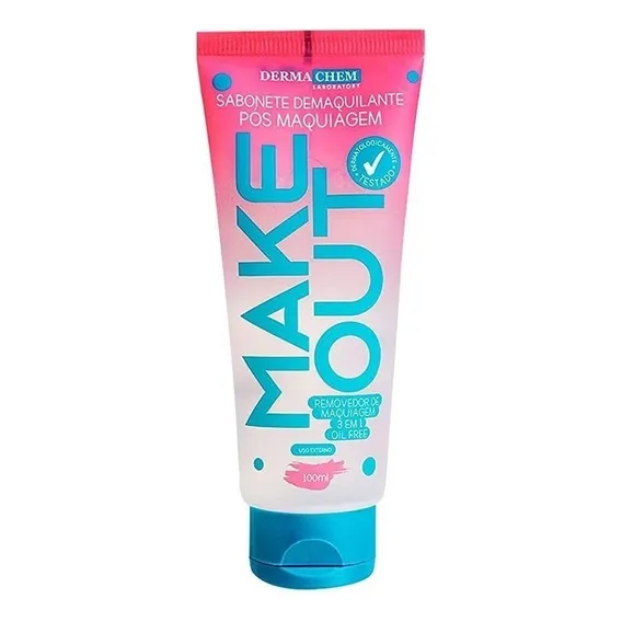 Sabonete Demaquilante Make Out Dermachem 100ml Foto 1