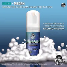 Sabonete Em Espuma Wash Mboah Pós Tattoo 50ml Tatuagem Foto mini  2