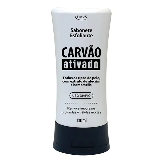 Sabonete Esfoliante Carvão Ativado Limpa Elimina Oleosidade Foto 1