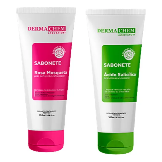 Sabonete Hidratante E Sabonete Ácido Salicílico Dermachem Foto 1