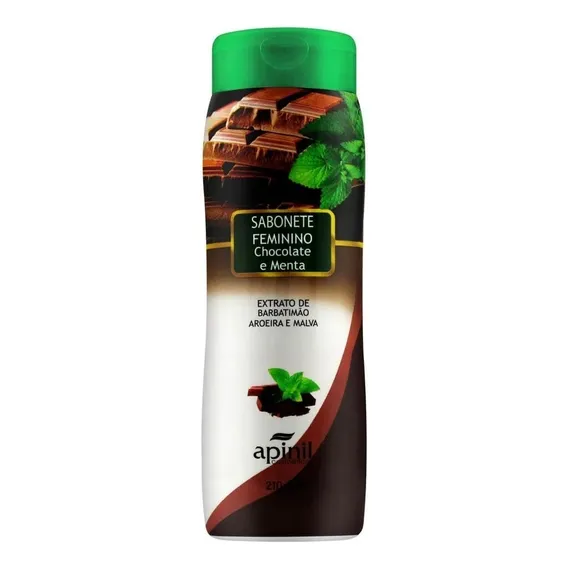 Sabonete Intimo Chocolate E Menta 200ml Apinil Foto 1