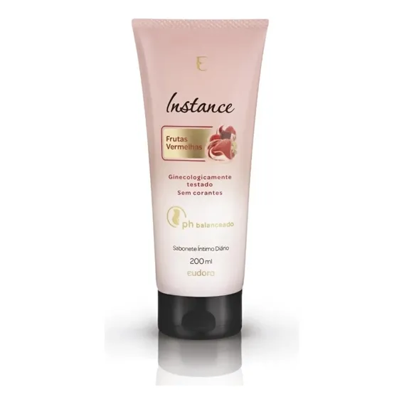 Sabonete Íntimo Diário Instance Eudora - Frutas Vermelhas 200ml Foto 1