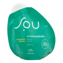 Sabonete LĂquido Cremosidade Corporal Natura Sou SachĂȘ 200ml Foto mini 1