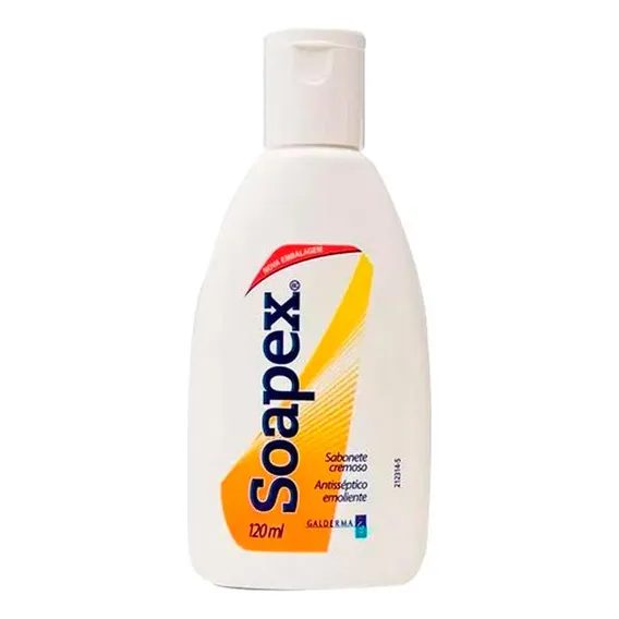 Sabonete Líquido Cremoso Soapex Frasco 120ml Foto 1