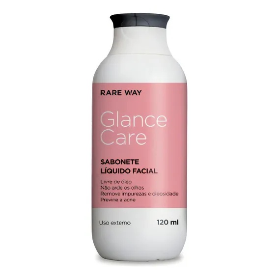 Sabonete Liquido Facial Glance Care Rare Way 120ml Foto 1