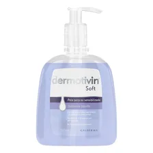Sabonete Líquido Facial Pele Seca Dermotivin Soft 300ml Foto  mini 1