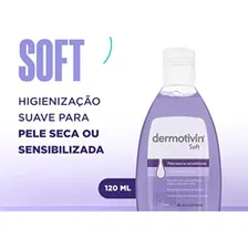 Sabonete Líquido Facial Pele Seca Ou Sensibilizada Dermotivin Soft 120mL Foto mini 2