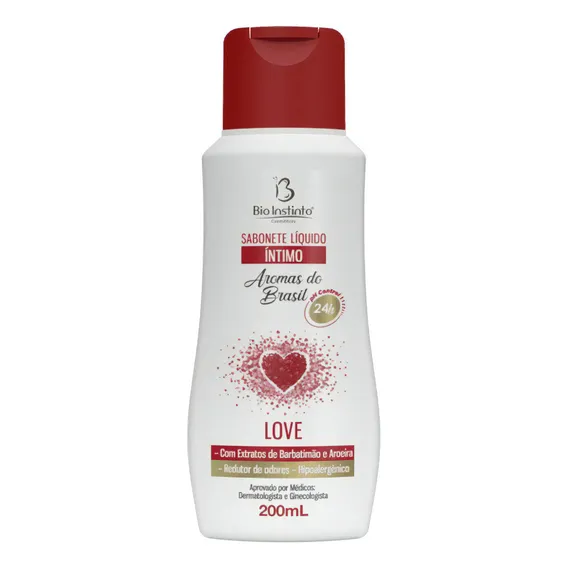 Sabonete Líquido Íntimo Love 200ml Foto 1
