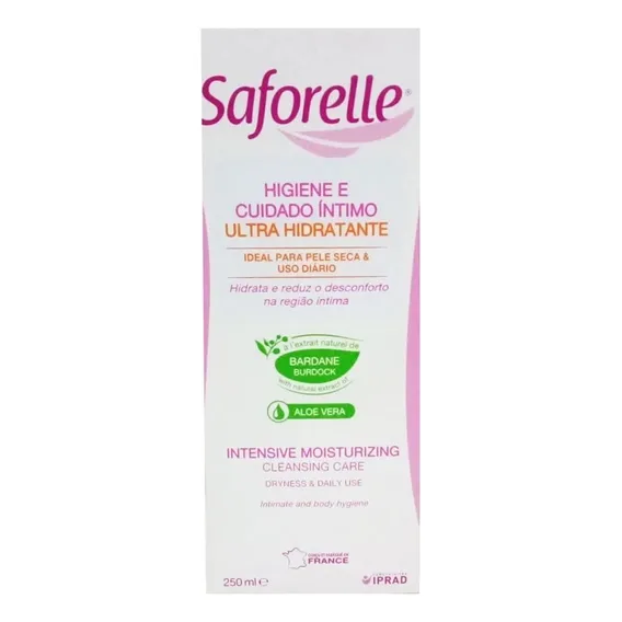 Sabonete Líquido Íntimo Saforelle Ultra Hidratante Com 250ml Foto 1