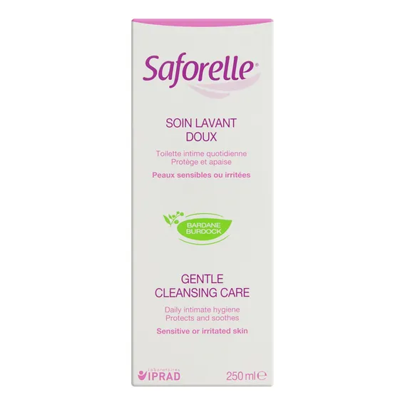 Sabonete Líquido Íntimo Suave Saforelle Caixa 250ml Foto 1