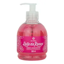 Sabonete líquido Leite de Rosas fragrância rosas brancas com dispensador 300 Foto  mini 1