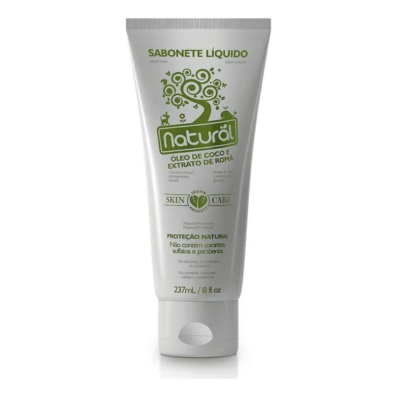 Sabonete LÃquido Natural Óleo De Coco Romã 237ml - Suavetex Foto 1