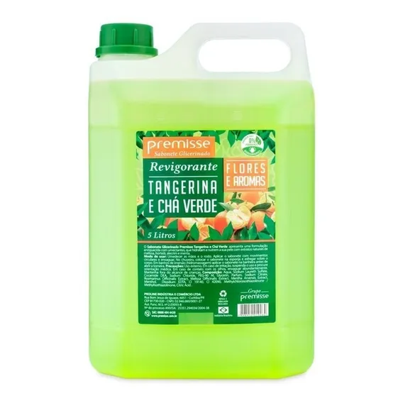 Sabonete LĂquido | Tangerina E Chá Verde Premisse - 5 Litros Foto 1