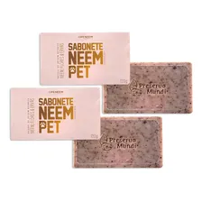 Sabonete Neem Pet 120gr Para Cães E Gatos Openeem - 2 Unid Foto mini 1