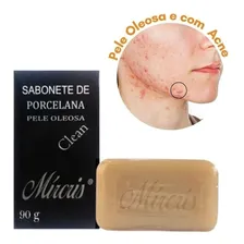 Sabonete Porcelana Facial Pele Oleosa Mírcris 90g Anti-acne Foto  mini 1
