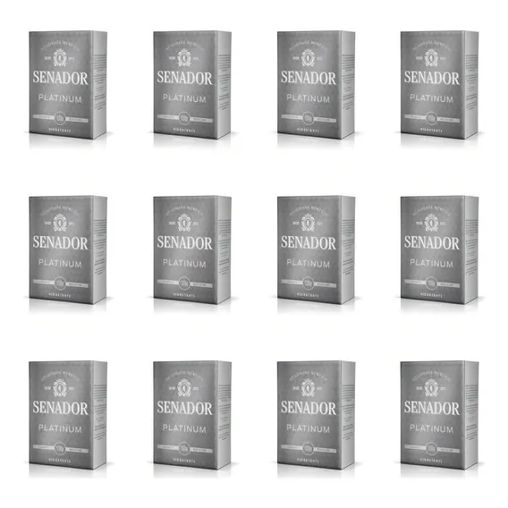 Sabonete Senador Platinum 130g Kit Com 12 Foto 1