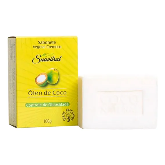 Sabonete Vegetal Cremoso Óleo de Coco 100g Foto 1