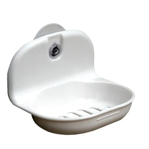 Saboneteira Com Ventosa Abs Branco Daivak - Kit C/6 Foto 1