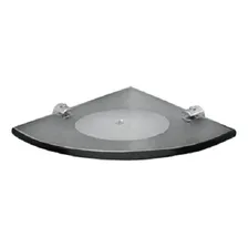 Saboneteira De Canto Modelado Em Vidro Fumê 12x12 Foto  mini 1
