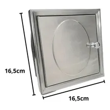 Saboneteira Embutir Parede Aço Inox 15x15cm Moldenox Foto mini 1