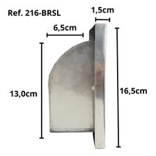 Saboneteira Embutir Parede Aço Inox 15x15cm Moldenox Foto mini 2