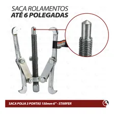 Saca Polia Manual 3 Garras 150mm Starfer Imediato Foto mini 4