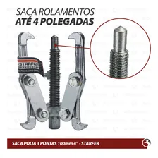 Saca Polia Manual 4 Polegadas 3 Pontas Starfer Unidade Foto mini 4