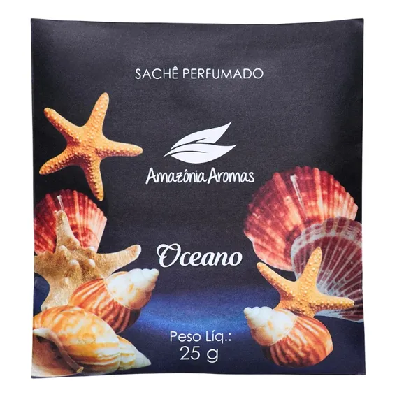 Sachê Perfumado Oceano 25g - Amazônia Aromas Foto 1