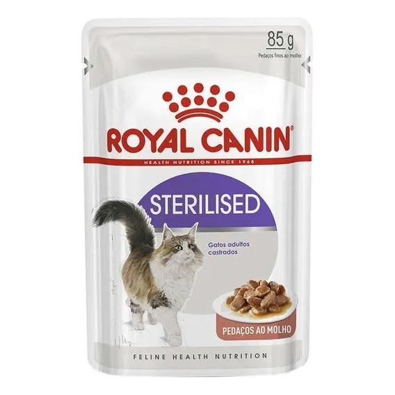 Sachê Royal Canin Gatos Castrados Jelly 85gr Foto 1