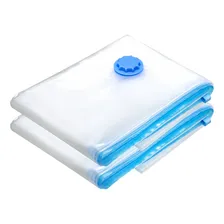 Saco A Vacuo 70x110 Kit C 2 Grande Edredom Roupa Bag Espaço Foto  mini 1