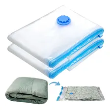 Saco A Vacuo 70x110 Kit C 2 Grande Edredom Roupa Bag Espaço Foto mini  2